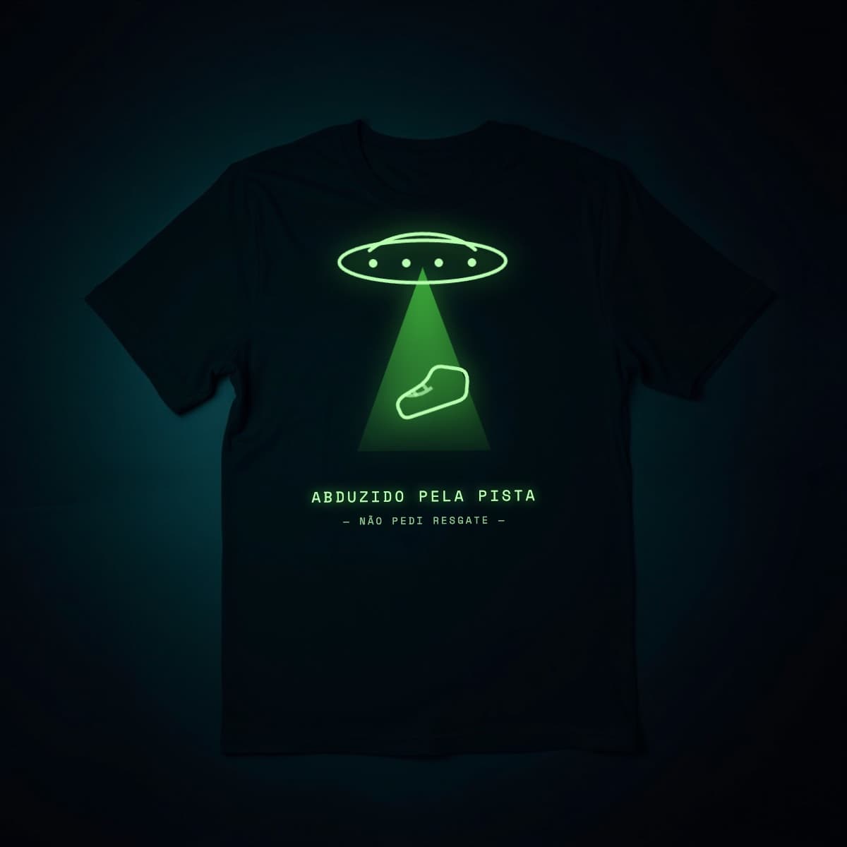 Camiseta Abduzido Pela Pista